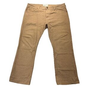 Ecko Unltd 759 Jeans Mens 42x32‎ Relaxed Fit Straight Brown Stretch Poly Blend